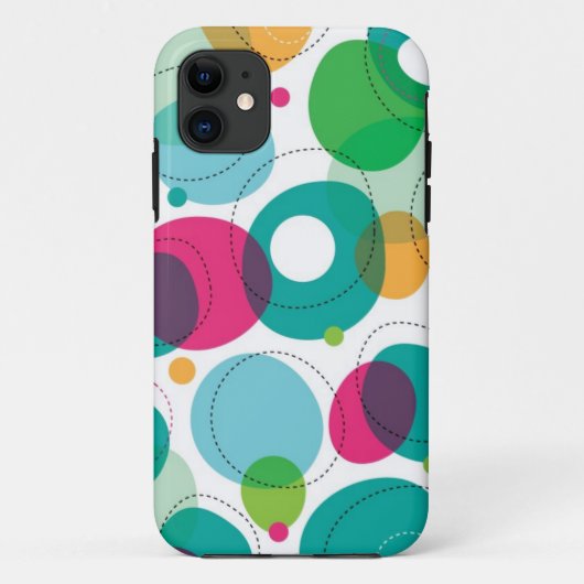 Coques Case-Mate iPhone Motif rond d'enfants de bulles (Dos)