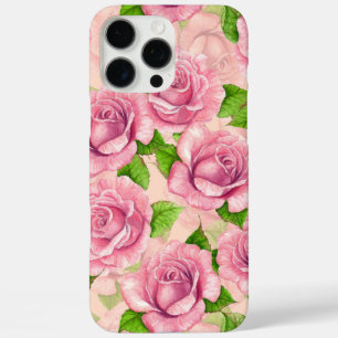 Coques iPhone 16 Pro Max Motif rose d'aquarelle rose