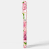 Coques Case-Mate iPhone Motif rose d'aquarelle rose (Verso / Gauche)