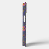 Coques Case-Mate iPhone Motif rose de champ de résumé (Verso / Droite)