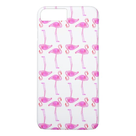 Coques Case-Mate iPhone Motif rose de Flamant rose (Dos)