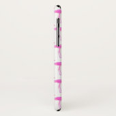 Coques Case-Mate iPhone Motif rose de Flamant rose (Dos/Gauche)