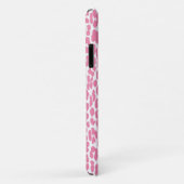 Coques Case-Mate iPhone Motif rose de léopard (Dos/Droite)