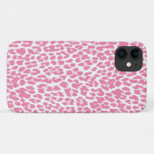 Coques Case-Mate iPhone Motif rose de léopard (Dos (Horizontal))
