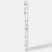 Coques Case-Mate iPhone Motif rose en marbre doré (Verso / Gauche)