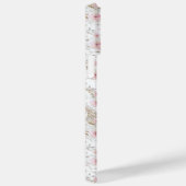 Coques Case-Mate iPhone Motif rose en marbre doré (Verso / Droite)