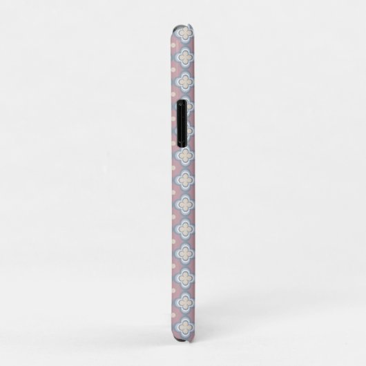 Coques Case-Mate iPhone Motif rose et bleu (Dos/Droite)