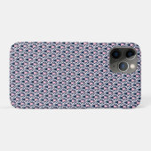 Coques Case-Mate iPhone Motif rose et bleu amusant (Dos (Horizontal))