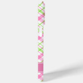 Coques Case-Mate iPhone Motif rose et vert (Verso / Droite)