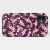 Coques Case-Mate iPhone Motif rose et violet - Koi Fish (Dos (Horizontal))