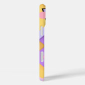 Coques Case-Mate iPhone Motif rose géométrique tendance du milieu du siècl (Verso / Droite)