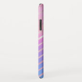 Coques Case-Mate iPhone Motif rose Gold Diagonal Stripes (Dos/Droite)