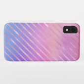 Coques Case-Mate iPhone Motif rose Gold Diagonal Stripes (Dos (Horizontal))
