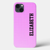 Coques Case-Mate iPhone Motif rose points blancs (Verso)