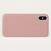 Coques Case-Mate iPhone Motif rose pois (Dos (Horizontal))