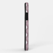 Coques Case-Mate iPhone motif rose quartz rose diamant (Dos/Droite)
