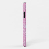 Coques Case-Mate iPhone Motif rose rose chic (Dos/Droite)