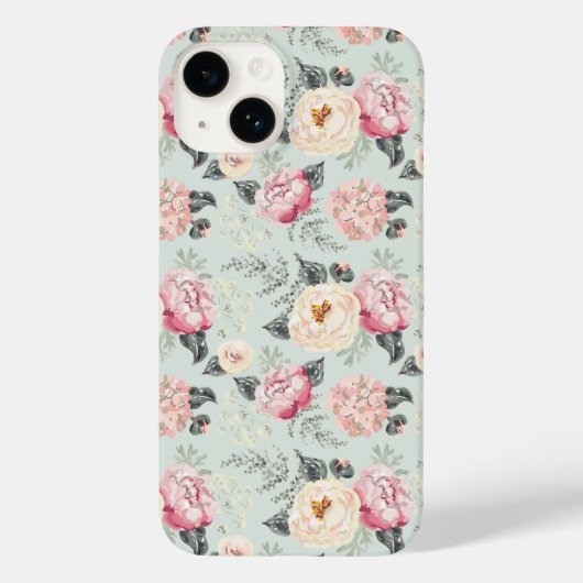 Coques Case-Mate iPhone Motif rose Rose Garden (Verso)