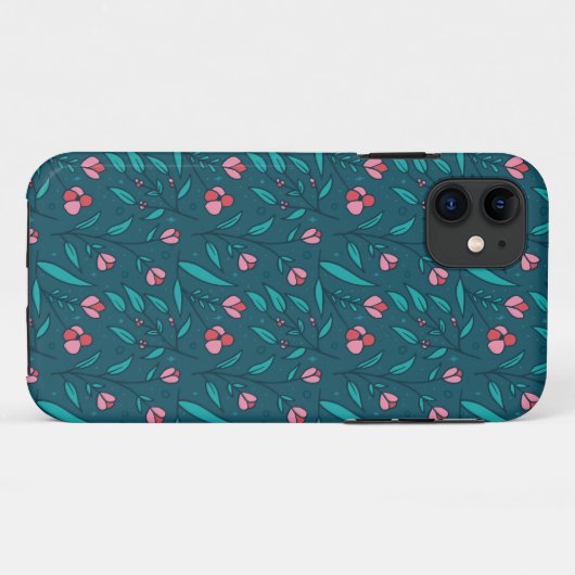 Coques Case-Mate iPhone Motif rose simple (Dos (Horizontal))