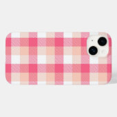 Coques Case-Mate iPhone Motif rose Tartan (Verso (horizontal))