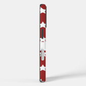 Coques Case-Mate iPhone Motif rouge avec étoiles (Verso / Droite)
