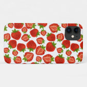 Coques Case-Mate iPhone Motif rouge de fraises Fraise (Dos (Horizontal))