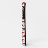 Coques Case-Mate iPhone Motif rouge de singes (Dos/Gauche)
