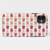 Coques Case-Mate iPhone Motif rouge de singes (Dos (Horizontal))