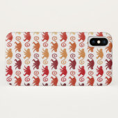 Coques Case-Mate iPhone Motif rouge de singes (Dos (Horizontal))