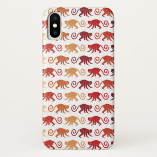 Coques Pour iPhone Motif rouge de singes