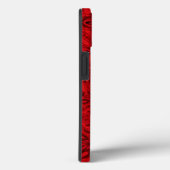 Coques Case-Mate iPhone Motif rouge éblouissant (Verso / Droite)