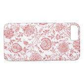 Coques Case-Mate iPhone Motif rouge et blanc (Dos (Horizontal))