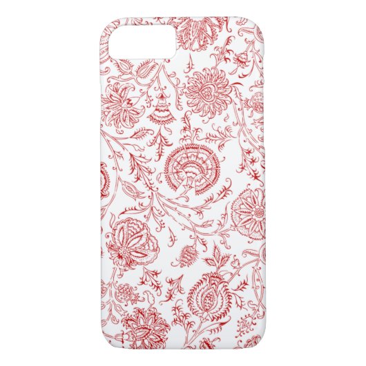 Coques Case-Mate iPhone Motif rouge et blanc (Dos)