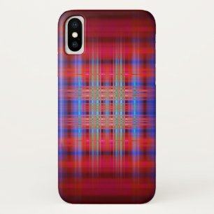 Case-Mate iPhone Case Motif rouge et bleu