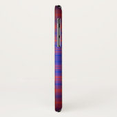 Coques Case-Mate iPhone Motif rouge et bleu (Dos/Gauche)