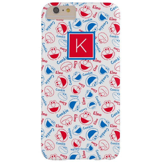 Coques Case-Mate iPhone Motif rouge et bleu | Monogramme (Dos)