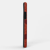 Coques Case-Mate iPhone motif rouge feuille orange (Dos/Droite)