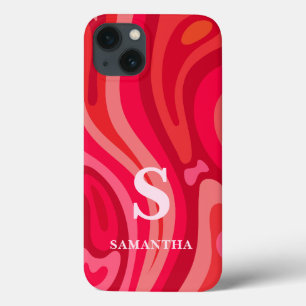 Case-Mate iPhone Case Motif rouge rose monogramme