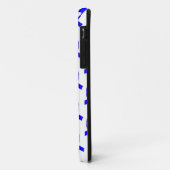 Coques Case-Mate iPhone Motif Ruban Bleu (Dos/Gauche)