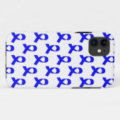 Coques Case-Mate iPhone Motif Ruban Bleu (Dos (Horizontal))