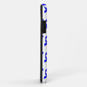 Coques Case-Mate iPhone Motif Ruban Bleu (Dos/Droite)