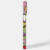 Coques Case-Mate iPhone motif ruban et cerise (Verso / Droite)