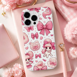 Coque Pour Pour iPhone 14 Pro Max motif ruban et cerise