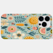 Coques Case-Mate iPhone motif ruban et cerise (Verso (horizontal))