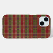 Coques Case-Mate iPhone motif "Rustic Plaid Elegance" (Verso (horizontal))