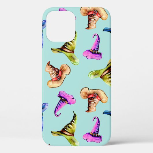 Coques Case-Mate iPhone Motif sans couture avec aquarelle vieux casquettes (Verso)