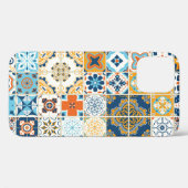 Coques Case-Mate iPhone Motif sans couture avec carrelage portugais. infec (Verso (horizontal))