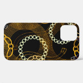 Coques Case-Mate iPhone Motif sans couture avec ceintures chaînes de méand (Verso (horizontal))