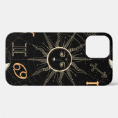 Coques Case-Mate iPhone Motif sans couture avec cercle Horoscope avec Zo (Verso (horizontal))
