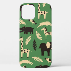 Case-Mate iPhone Case Motif sans couture avec des animaux africains drôl